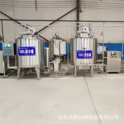 巴氏牛奶杀菌设备 小型鲜奶加工设备 巴氏奶生产线设备生产厂家