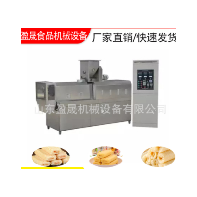 台湾夹心米饼设备 燕麦片夹心米果机械 米果膨化机